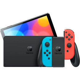 Nintendo Switch OLED version Neon Blue and Neon Red