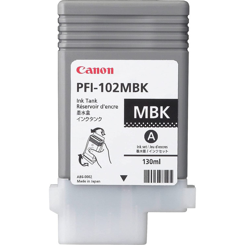 Canon Genuine Ink Tank Matte Black PFI-102MBK 0894B001