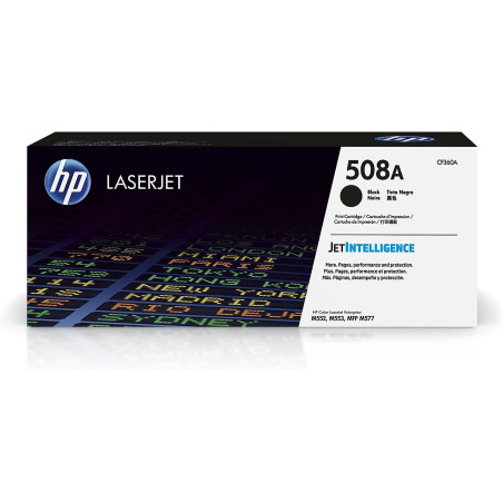 HP CF360A 508A Original LaserJet Toner Cartridge, Black