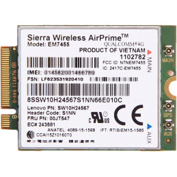 Genuine Lenovo Sierra Wireless EM7455 Mobile Broadband LTE 4G Wireless WAN WWAN Card