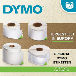 Dymo 104mm x 159mm Labels (For LabelWriter 4XL Label Printer, White Polyester