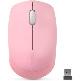 M100G RAPOO Bluetooth Mouse, Wireless Mouse, Bluetooth Wireless, 4 Buttons, Compatible with 3 Devices