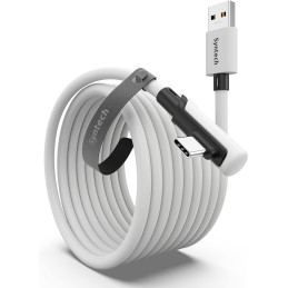 Syntech 5 Meter Link Cable Compatible with Meta/Oculus Quest 3/2/Pro and Pico4/Pro Accessories and PC/Steam VR