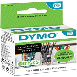 DYMO D1 Heavy Duty Labels, 12mm x 3m, Black Printing on Orange Background, Self-Adhesive Genuine