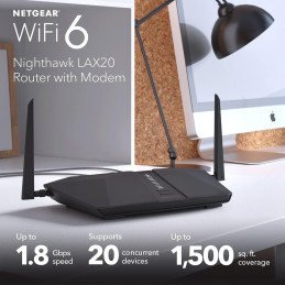 NETGEAR Nighthawk 4-Stream AX4 WiFi 6 Router with 4G LTE