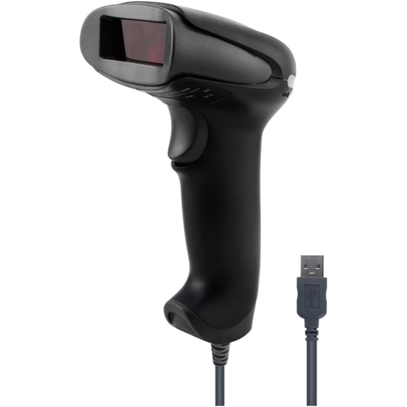 NETUM Handheld Laser Barcode Scanner Portable USB Wired 1D Cable