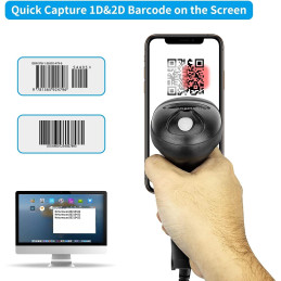 NetumScan 2D Barcode Scanner - Handheld QR Bar Code Reader/Imager