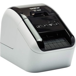 Brother QL-800 Label Printer, Address Labeller, PC Connected, Desktop, Red & Black Printing