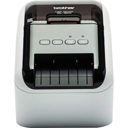Brother QL-800 Label Printer, Address Labeller, PC Connected, Desktop, Red & Black Printing