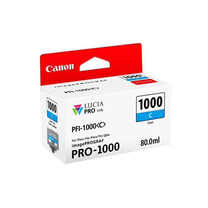 Canon PFI-1000 Cyan Ink Cartridge
