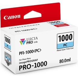 Canon 0550C001 (PFI-1000 PC) Ink cartridge bright cyan, 5.14K pages