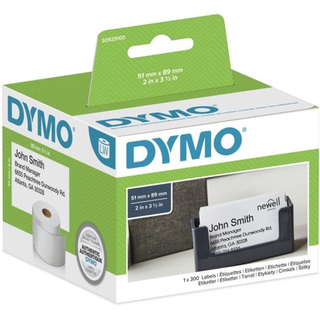 DYMO Label Writer Labels Business Card Labels 51 x 89 mm 300 Sheets