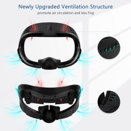 AMVR Face Cover Pad Facial Interface Compatible with Meta/Oculus Quest 3
