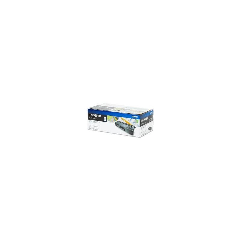 Brother TN-369BK Black Toner Cartridge 6000 Pages Original 84GT530K141 Single-pack