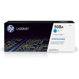 HP CF361A 508A Original LaserJet Toner Cartridge, Cyan, Single Pack