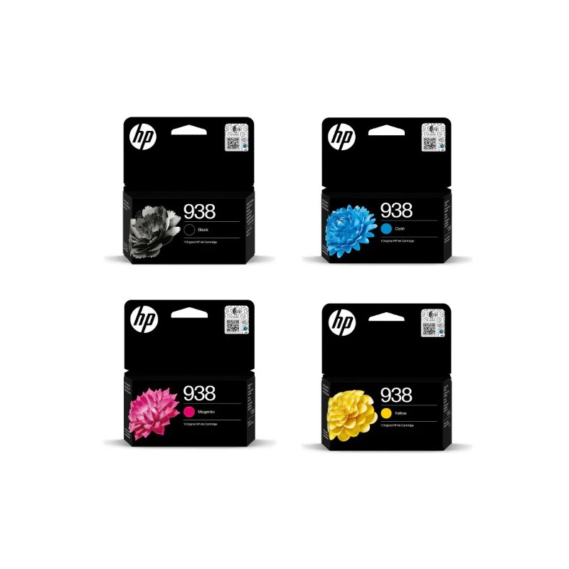 HP 938 BK/C/M/Y Ink Cartridge Combo