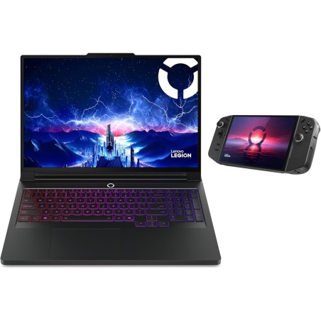 Lenovo Legion Pro 7 With free Legion GO RZ1-Extreme, Intel Ultra9 275HX, 16GB RTX 5080, 64GB RAM, 2TB SSD, W11