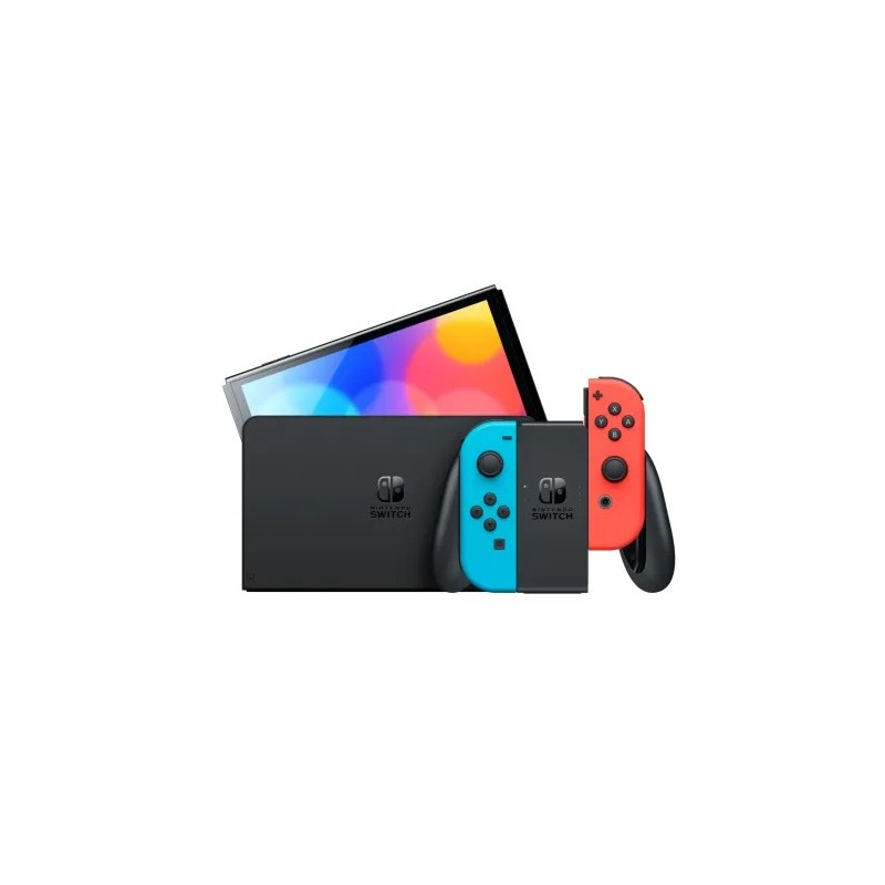 Nintendo Switch (OLED model) Joy-Con (L) Neon Blue / (R) Neon Red