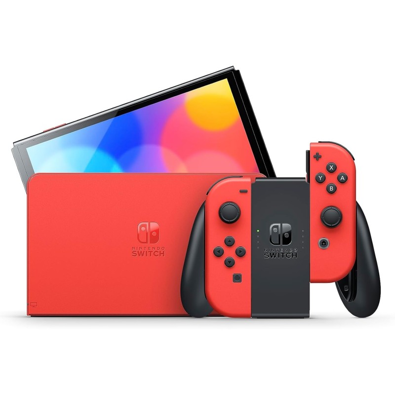 Nintendo Switch (OLED model) Mario Red