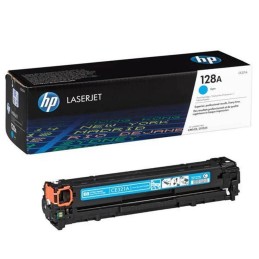 HP 128A Cyan Original LaserJet Toner Cartridge