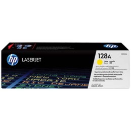 HP 128A Yellow Toner Cartridge 1,300 Pages Original