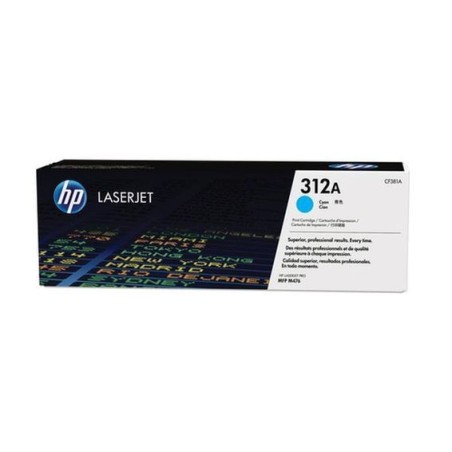 HP 312A Original Toner Cartridge – Cyan – CF381A – HP LaserJet Toner