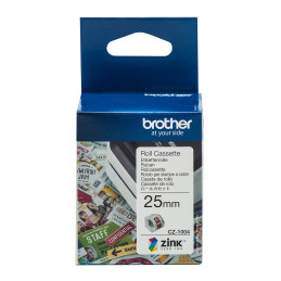Brother CZ-1004 Continuous Length 25 mm Wide x 16.4 ft. (5 m) Long Label Roll